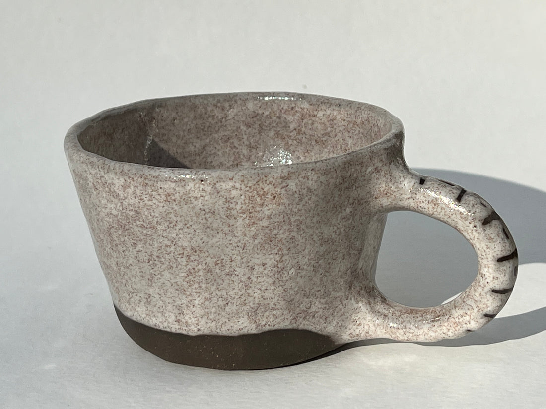 Hand built Ceramic Mug (Oatmeal)