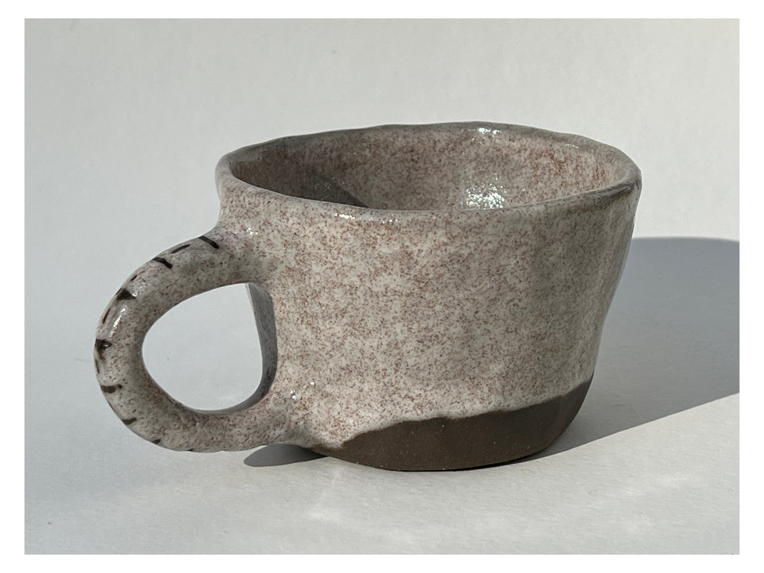 Hand built Ceramic Mug (Oatmeal)