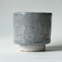 Hand built Ceramic Matcha Tea Cup with Bamboo Whisk + Stand - Set