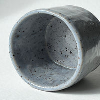 Hand built Ceramic Matcha Tea Cup with Bamboo Whisk + Stand - Set