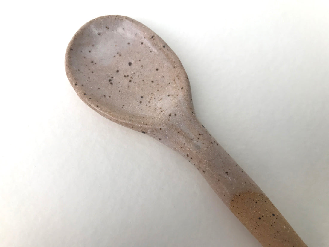 Ceramic Spoon - Brown