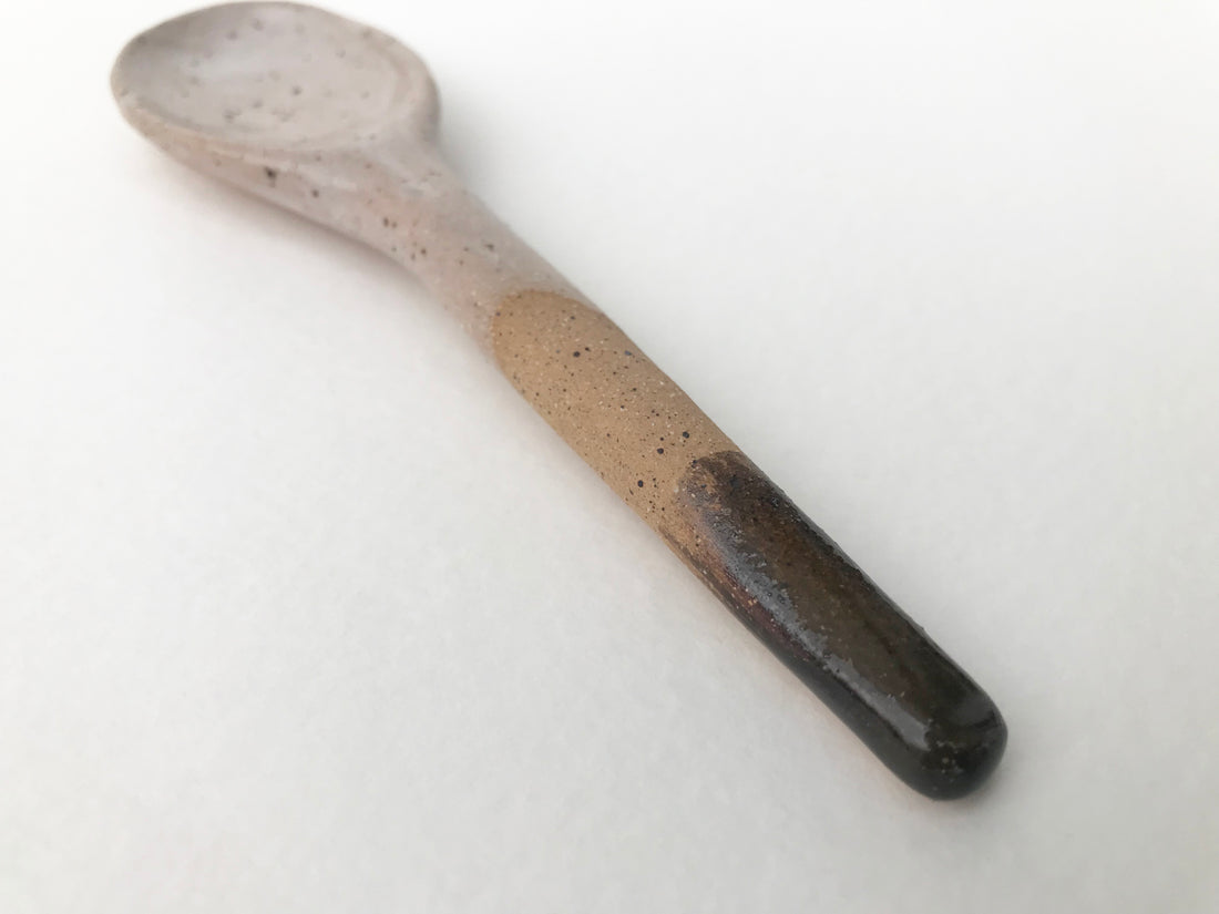 Ceramic Spoon - Brown