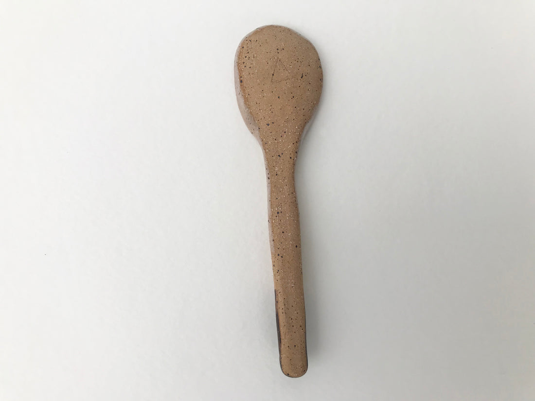 Ceramic Spoon - Brown