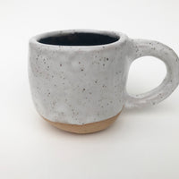 Large Speckled Mug - Black + White