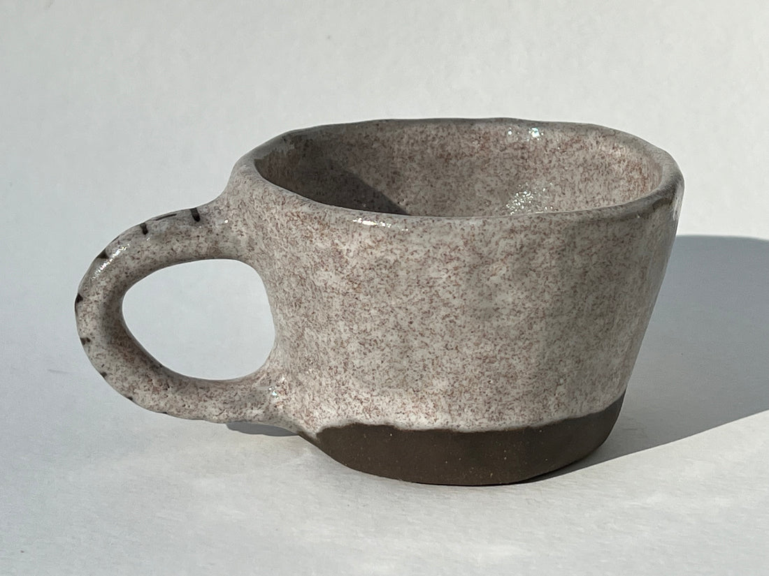 Hand built Ceramic Mug (Oatmeal)