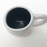 Large Speckled Mug - Black + White